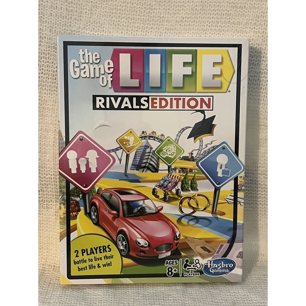 The Game of Life Rivals Edition Board Game; 2 Player‎ Game Brand New!